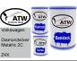 Preview: Volkswagen, Diamondsilver Metallic 2C, Z4X: 500ml Lackdose + 500ml Klarlack + 250ml Härter - Set, von ATW Autoteile West.